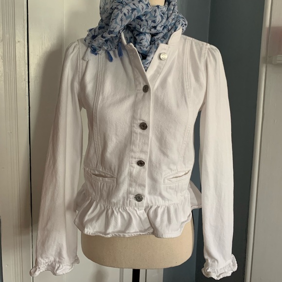 GAP WHITE DENIM JACKET - Picture 2 of 5